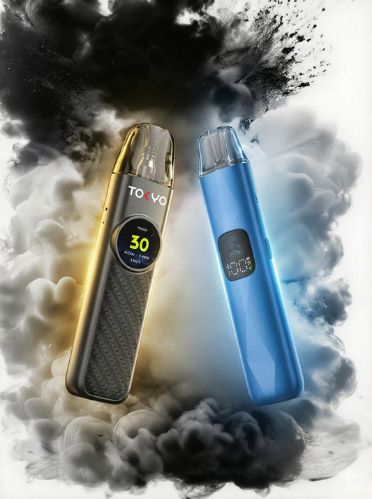 Tokyo TIKO Pod 與 RELX Prime 開放式電子煙主機對比圖