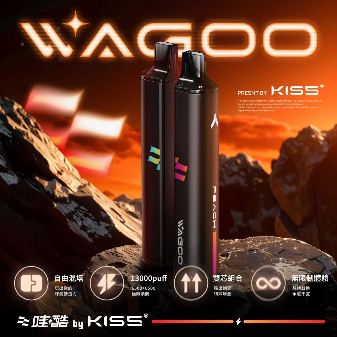 KIS5-WAGOO-哇酷6500口一次性抛棄式-圖片