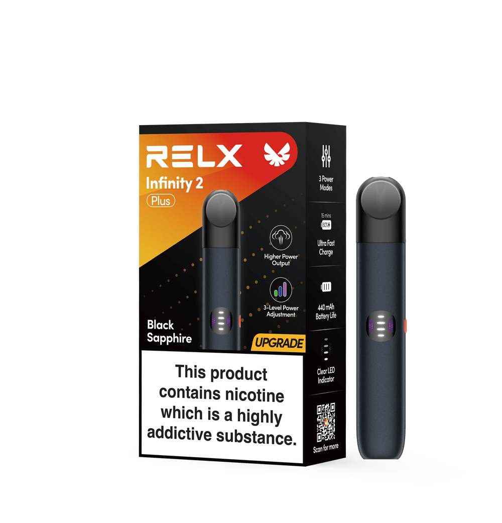 悅刻-月克-RELX-二代Infinity 2 Plus-黑色