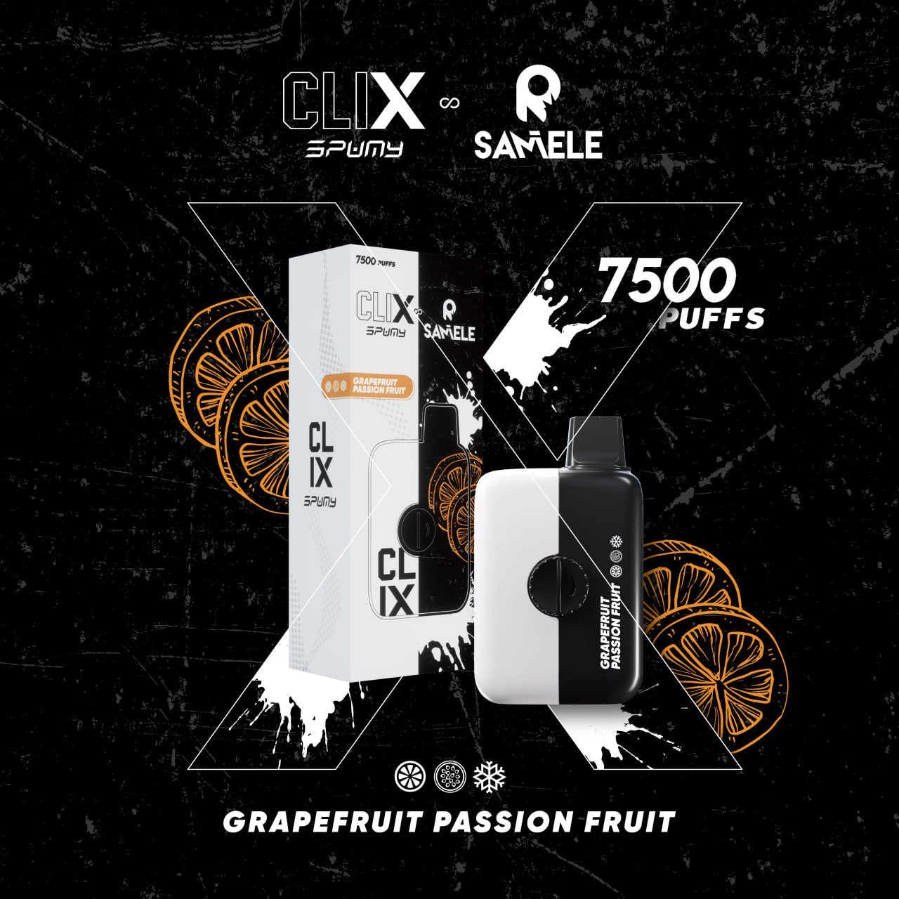 Spumy-clix-6000口抛棄式一次性-葡萄柚百香果