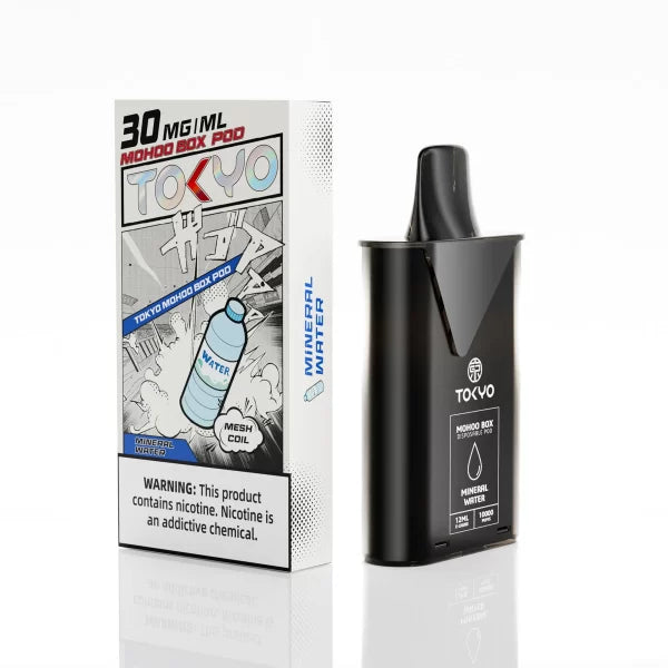 東京魔盒-抛棄式魔盒煙彈-礦泉水