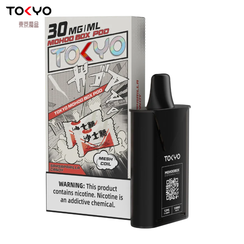 東京魔盒-抛棄式魔盒煙彈-紅標沙士糖