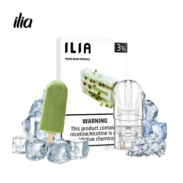 ILIA-哩亞-裏亞-哩亞一代-煙彈-綠豆 綠豆冰棒