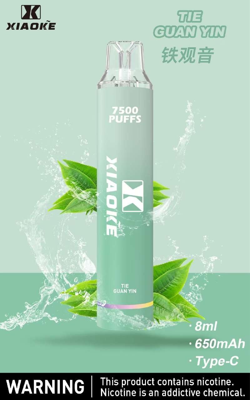 xiaoke梟客7500口一次性抛棄式-鐵觀音